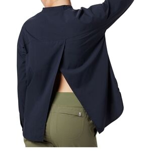 Mountain Hardwear‎ Navy Blue Pro Popover Long Sleeve XS Climb Outdoors Workout